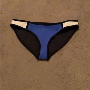 Blue Traingl bikini bottoms
